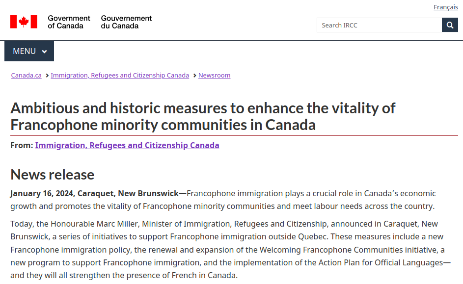 Canada Updates its Francophone Immigration Policies and Initiatives | TWA immigration news