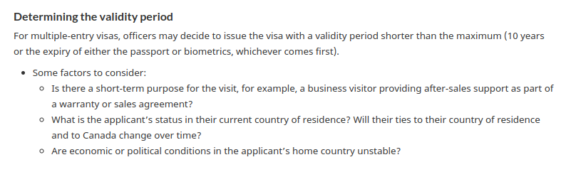 Canada Tightens Visitor Visa Policy: Automatic 10-Year Multiple Entry Visas Canceled